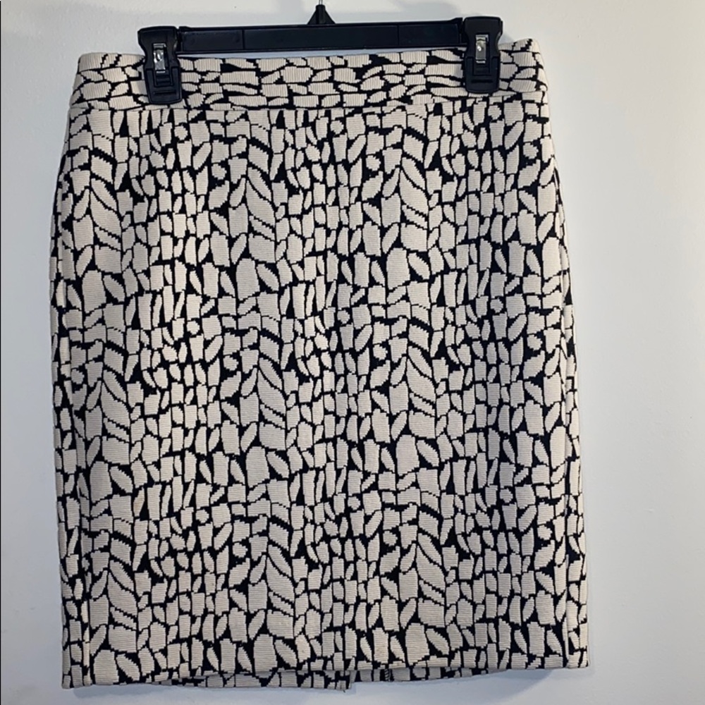 Classic Black and White Skirt by Ann Taylor